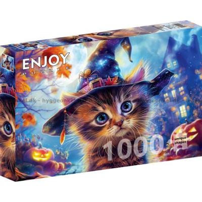 Bild av Katt-häxan i månsken, 1000 bitar