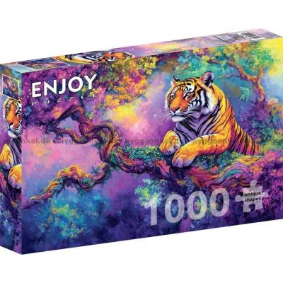 Bild av Tigern på grenen, 1000 bitar