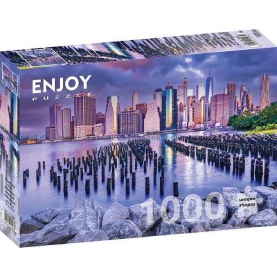 Bild av Kvällsljus över Manhattan, 1000 bitar
