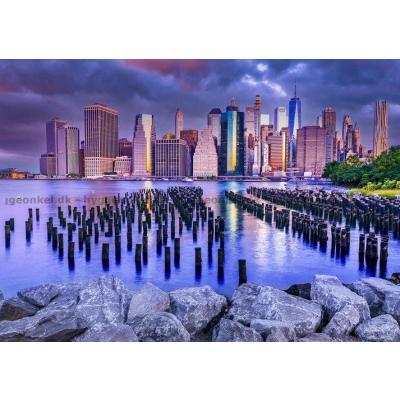 Bild av Kvällsljus över Manhattan, 1000 bitar