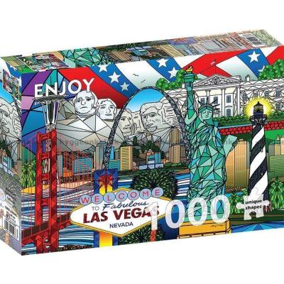 Bild av USA: Stora sevärdheter, 1000 bitar
