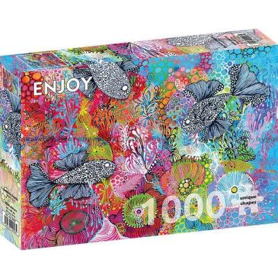 Bild av Fiskedrömmar i havsdjupet, 1000 bitar