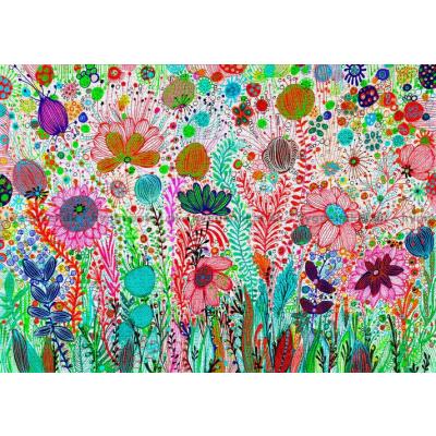 Bild av Vildvuxande blomsteräng, 1000 bitar