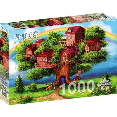 Bild av Stugorna i trädtopparna, 1000 bitar