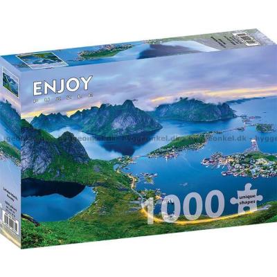 Bild av Lofoten: Fjäll och fjord, 1000 bitar