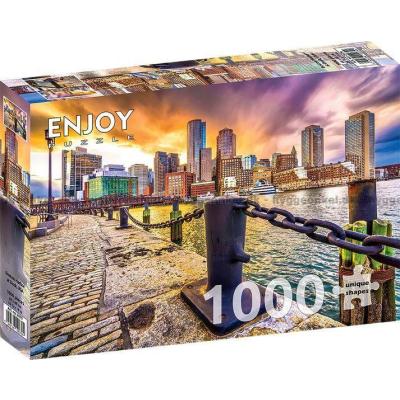 Bild av USA: Boston Harbor, 1000 bitar