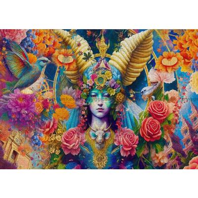 Bild av Blomsterkvinnans universum, 1000 bitar