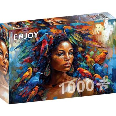Bild av Fågeldrottningens magi, 1000 bitar