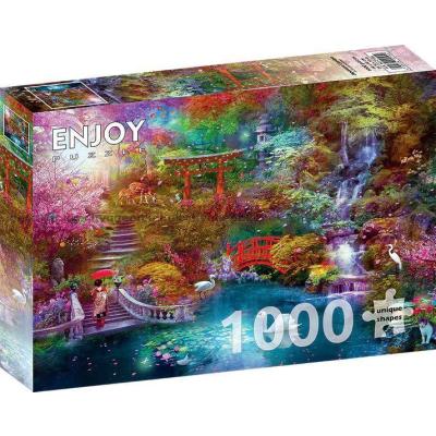 Bild av Tystnaden i den japanska trädgården, 1000 bitar