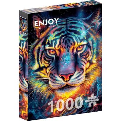 Bild av Tigerns blick i natten, 1000 bitar