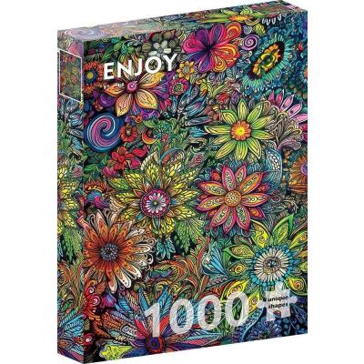 Bild av Färgsprakande blomsterfest, 1000 bitar