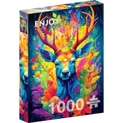 Kronhjortens färgprakt, 1000 bitar