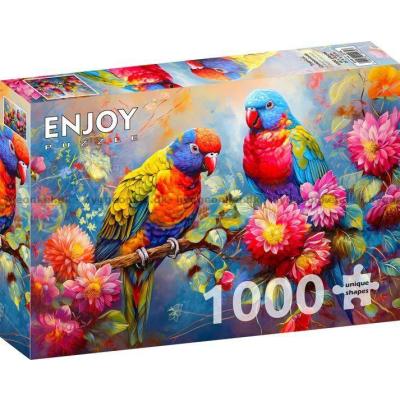 Bild av Tropiska vänner, 1000 bitar