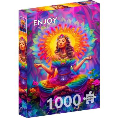 Bild av Meditation i regnbågens färger, 1000 bitar