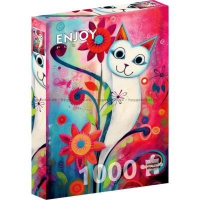 Den vita katten tittar fram, 1000 bitar