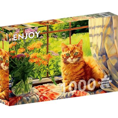Katten i fönsterkarmen, 1000 bitar