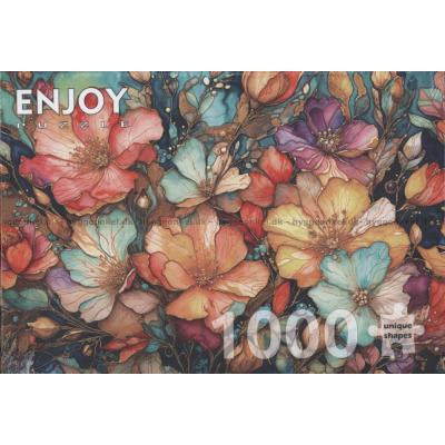 Bild av Blomsterdröm i akvarell, 1000 bitar