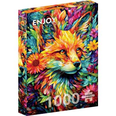 Bild av Räv i blomstermagi, 1000 bitar