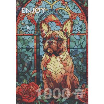 Bild av Fransk bulldogg i mosaik, 1000 bitar