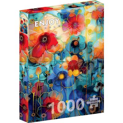 Ängen med vilda blommor, 1000 bitar