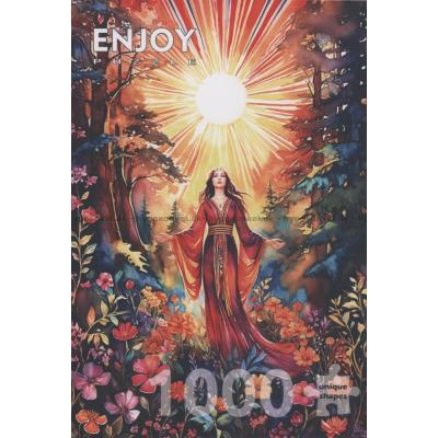 Bild av Kvinnan i den magiska vårmorgonen, 1000 bitar
