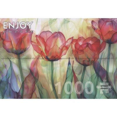 Bild av Färgglada blomblad, 1000 bitar