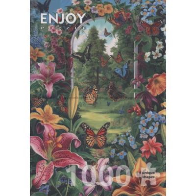 Blomsterporten i trädgården, 1000 bitar