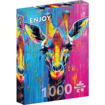 Penseldrag och fläckar, 1000 bitar