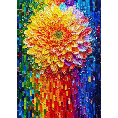 Bild av Mosaikblomman, 1000 bitar