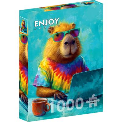 Kapybaras hemmakontor, 1000 bitar