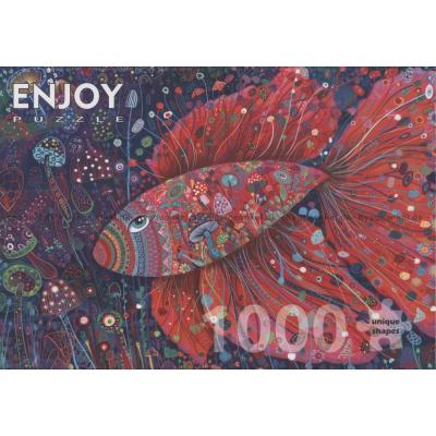 Bild av Fisken bland svampar, 1000 bitar