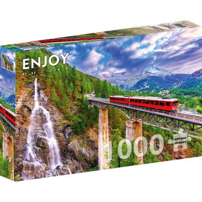 Bild av Schweiz: Gornergratbahn, 1000 bitar