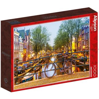 Kvällsstämning i Amsterdam, 1000 bitar