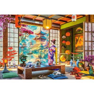 Bild av Det japanska tehuset, 1000 bitar
