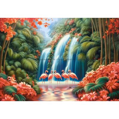 Bild av Flamingofallet, 500 bitar