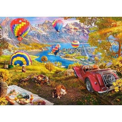 Bild av Bonito: Luftballonger över dalen, 300 bitar