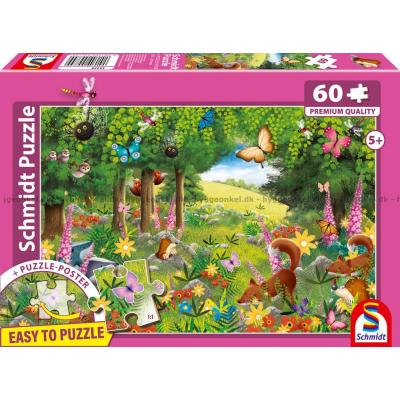 Bild av Rävarna i skogen, 60 bitar