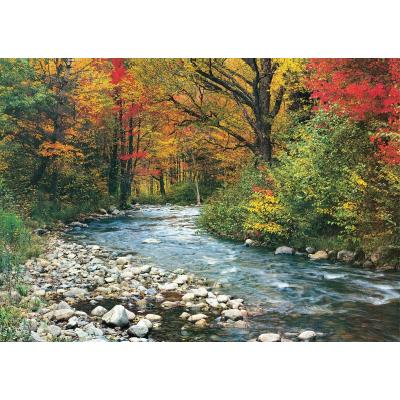 Bild av Bäcken i skogen, 1000 bitar