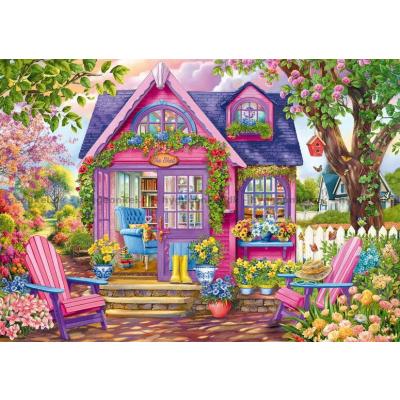 Bild av Det lilla lilla huset - sommar, 1000 bitar
