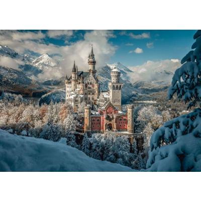 Bild av Frostklar utsikt över Neuschwanstein, 1000 bitar