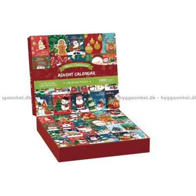 Bild av Julkalender: God jul, 24x42 bitar