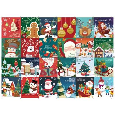 Bild av Julkalender: God jul, 24x42 bitar