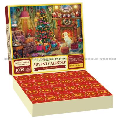 Bild av Julkalender: Mys vid brasan, 24x42 bitar