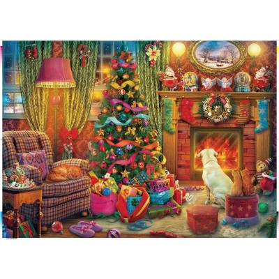 Bild av Julkalender: Mys vid brasan, 24x42 bitar