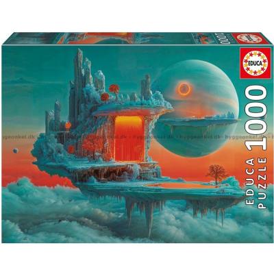 Bild av Planeten av eld och is, 1000 bitar