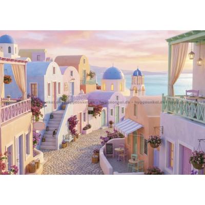 Bild av Kvällsljus över Santorini, 1000 bitar