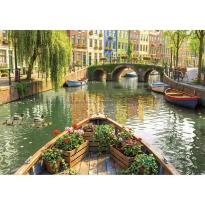 Bild av Amsterdam: Kanalbåten, 1000 bitar