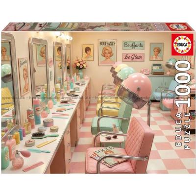 Bild av Retro frisörsalongen, 1000 bitar