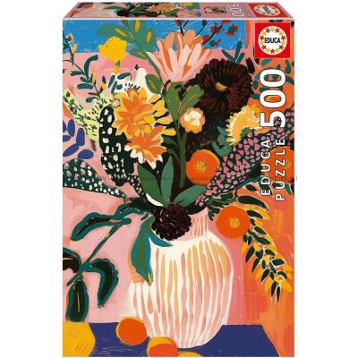 Bild av Vasen med vilda blommor, 500 bitar