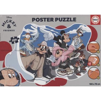Disney: Musse och vänner - Format pussel, 250 bitar